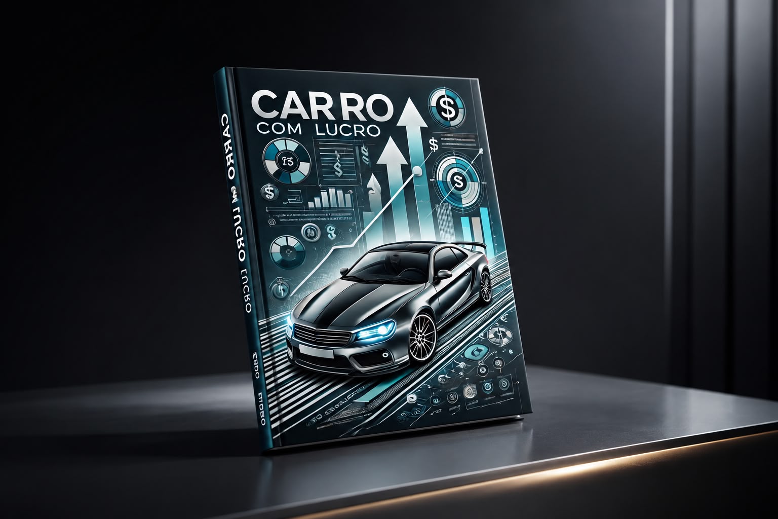 E-book Carro com Lucro Mockup