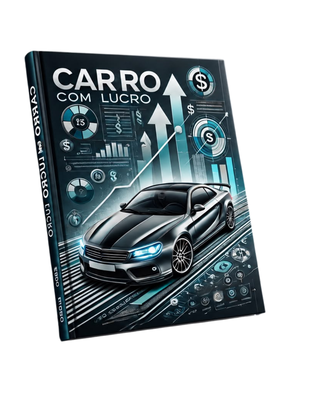 Premium E-book Carro com Lucro Mockup
